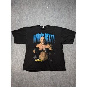 Vintage WCW Goldberg Who's Next!‎ Wrestling T-Shirt Mens 3XL 1998 y2k collectors